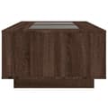 Miniatyrbillede 8 af 11: vidaXL sofabord med Infinity LED-lys 116x69x40 cm brun egetræsfarve