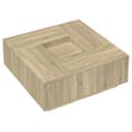 Miniatyrbilde 5 av 10: vidaXL Salongbord sonoma eik 100x100x40 cm konstruert tre