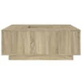Miniatyrbilde 6 av 10: vidaXL Salongbord sonoma eik 100x100x40 cm konstruert tre