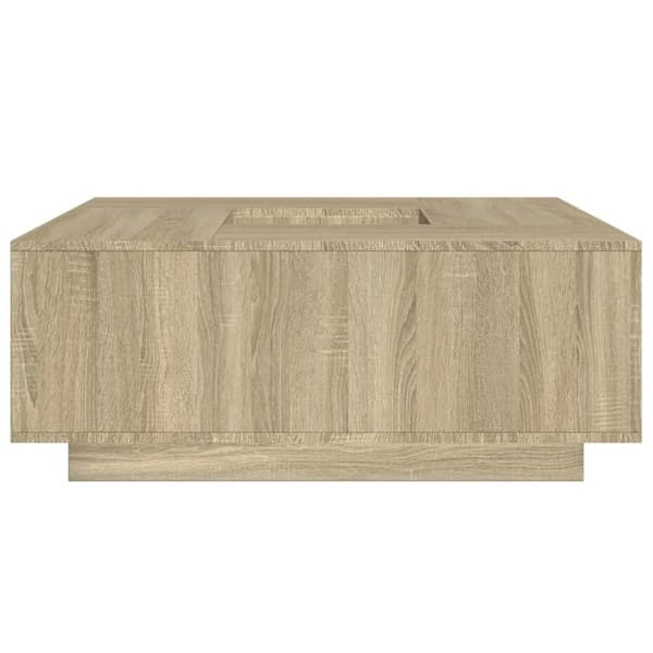 vidaXL Salongbord sonoma eik 100x100x40 cm konstruert tre