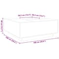 Miniatyrbilde 10 av 10: vidaXL Salongbord sonoma eik 100x100x40 cm konstruert tre