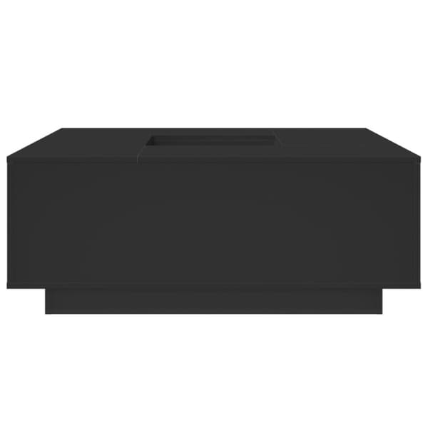 vidaXL Soffbord svart 100x100x40 cm konstruerat trä