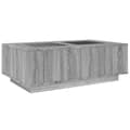 Pikkukuva 9 / 11: vidaXL sohvapöytä Infinity LED-valoilla harmaa Sonoma 116x69x40 cm