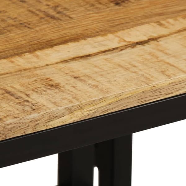 vidaXL Stablebare sidebord 3 stk grovt heltre mangotre