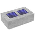 Miniatyrbilde 4 av 11: vidaXL Salongbord med Infinity LED betonggrå 116x69x40 cm