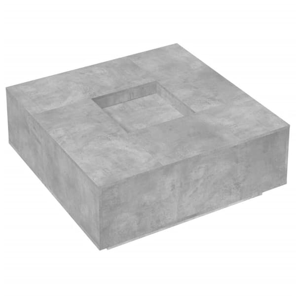 vidaXL Sohvapöytä betoninharmaa 100x100x40 cm tekninen puu
