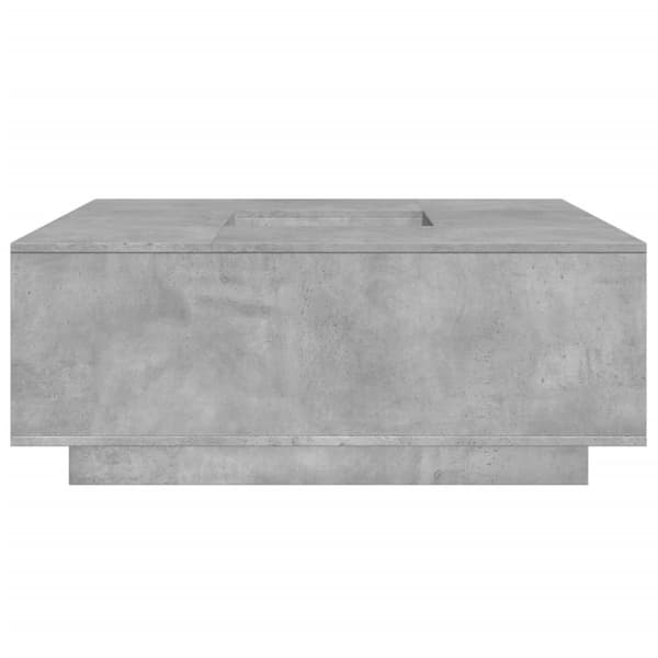 vidaXL Sohvapöytä betoninharmaa 100x100x40 cm tekninen puu