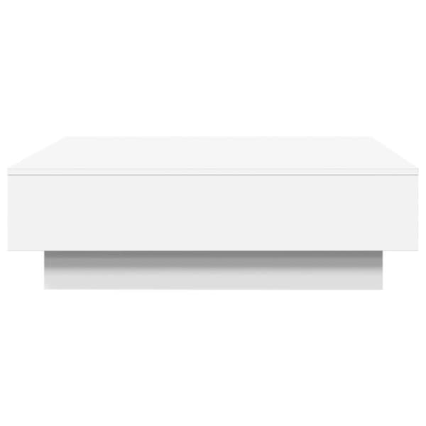 vidaXL Soffbord vit 90x90x28 cm konstruerat trä