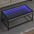 Miniatyrbilde 2 av 11: vidaXL Salongbord med Infinity LED grå sonoma 90x50x41 cm