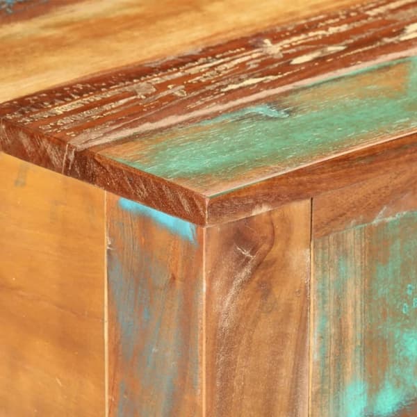 vidaXL Konsolipöytä 110x30x75 cm kierrätetty täyspuu
