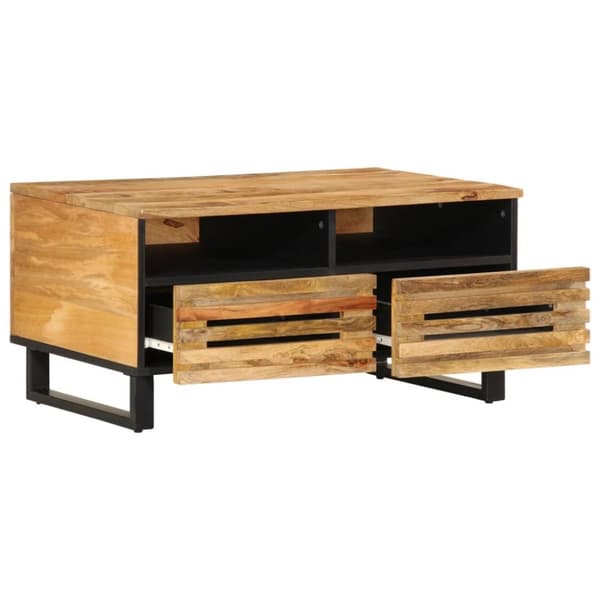 vidaXL sofabord 80x55x40 cm massivt ru mangotræ
