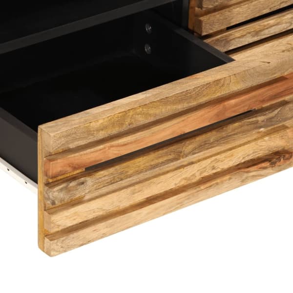 vidaXL sofabord 80x55x40 cm massivt ru mangotræ