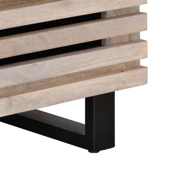 vidaXL sofabord 80x55x40 cm massivt mangotræ