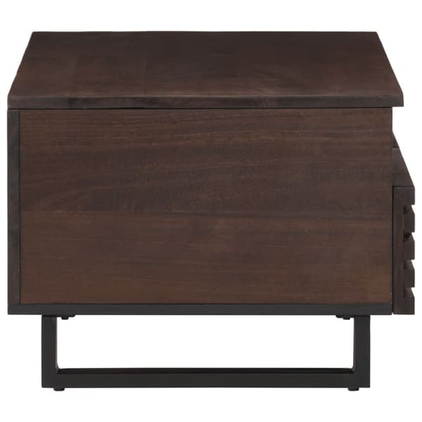 vidaXL Salongbord brun 80x55x40 cm heltre mango