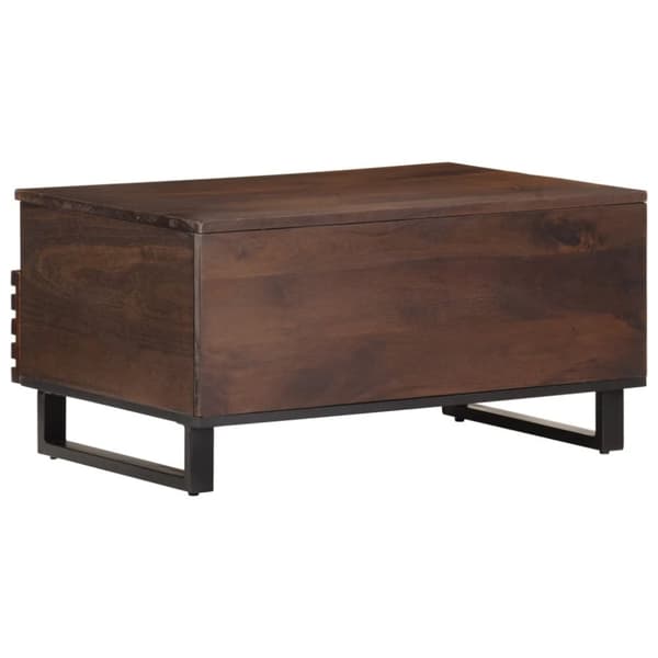 vidaXL Salongbord brun 80x55x40 cm heltre mango