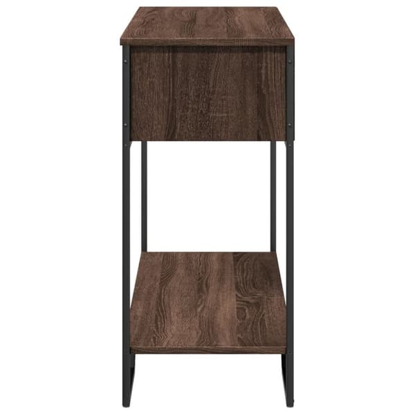 vidaXL Konsolipöytä ruskea tammi 100x35x74,5 cm tekninen puu
