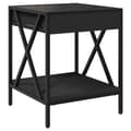 Miniatyrbillede 9 af 11: vidaXL sofabord med Infinity LED-lys 40x40x49 cm sort