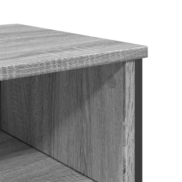 vidaXL Avlastningsbord grå sonoma 100x35x74,5 cm konstruerat trä