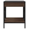 Miniatyrbild 7 av 11: vidaXL Soffbord med Infinity LEDs brun ek 40x40x49 cm