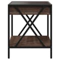 Miniatyrbild 8 av 11: vidaXL Soffbord med Infinity LEDs brun ek 40x40x49 cm