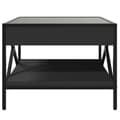 Miniatyrbilde 7 av 11: vidaXL Salongbord med Infinity LED svart 50x50x38 cm