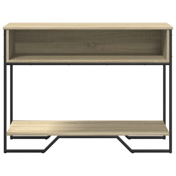 vidaXL Avlastningsbord sonoma ek 100x35x74,5 cm konstruerat trä