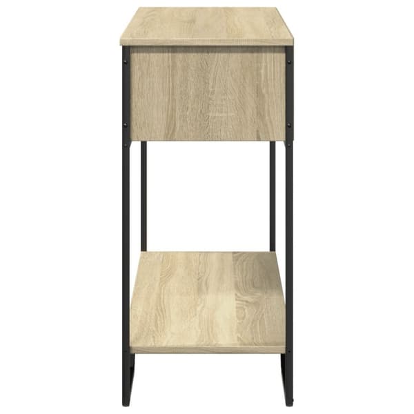 vidaXL Avlastningsbord sonoma ek 100x35x74,5 cm konstruerat trä