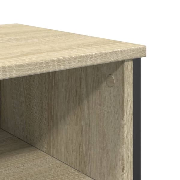 vidaXL Avlastningsbord sonoma ek 100x35x74,5 cm konstruerat trä