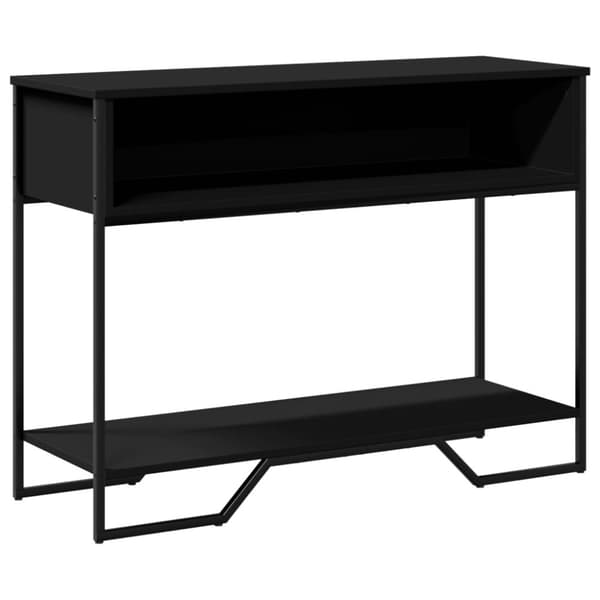 vidaXL Konsolbord svart 100x35x74,5 cm konstruerat trä