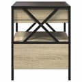 Miniatyrbilde 8 av 11: vidaXL Salongbord med Infinity LED sonoma eik 40x40x51 cm