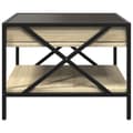 Miniatyrbild 8 av 11: vidaXL Soffbord med Infinity LEDs sonoma-ek 50x50x38 cm