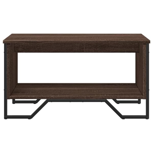 vidaXL Salongbord brun eik 75x51x40 cm konstruert tre