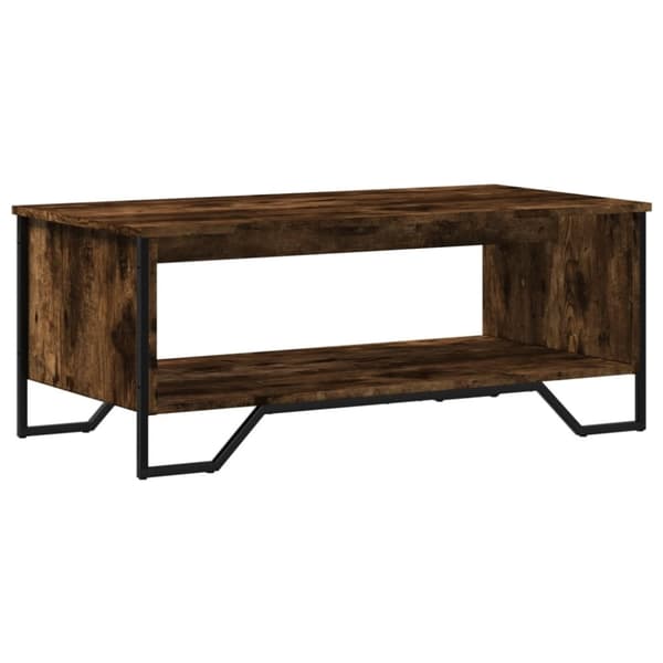 vidaXL sofabord 100x51x40 cm konstrueret træ røget egetræsfarve