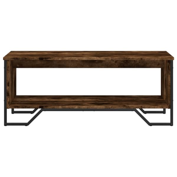 vidaXL sofabord 100x51x40 cm konstrueret træ røget egetræsfarve