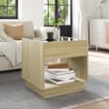 Miniatyrbillede 5 af 11: vidaXL sofabord med Infinity LED-lys 50x50x50 cm sonoma-eg