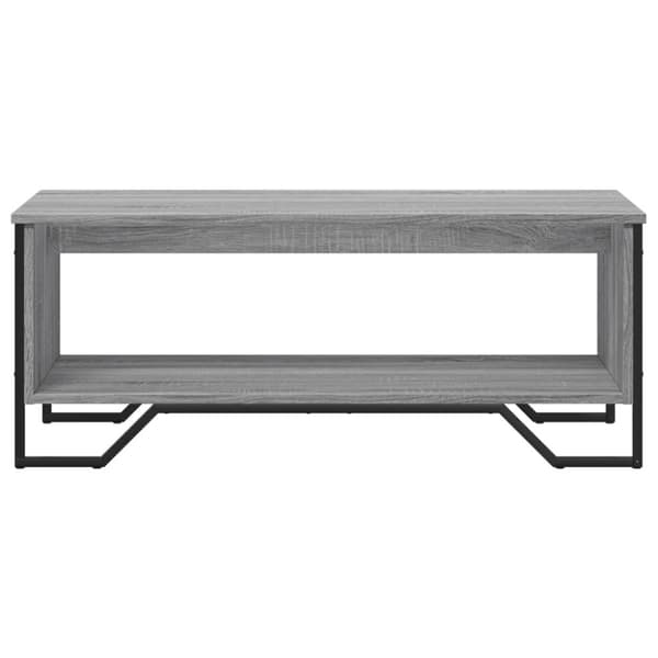 vidaXL Sohvapöytä harmaa Sonoma 100x51x40 cm tekninen puu