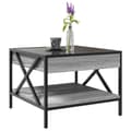 Miniatyrbillede 6 af 11: vidaXL sofabord med Infinity LED-lys 50x50x38 cm grå sonoma-eg