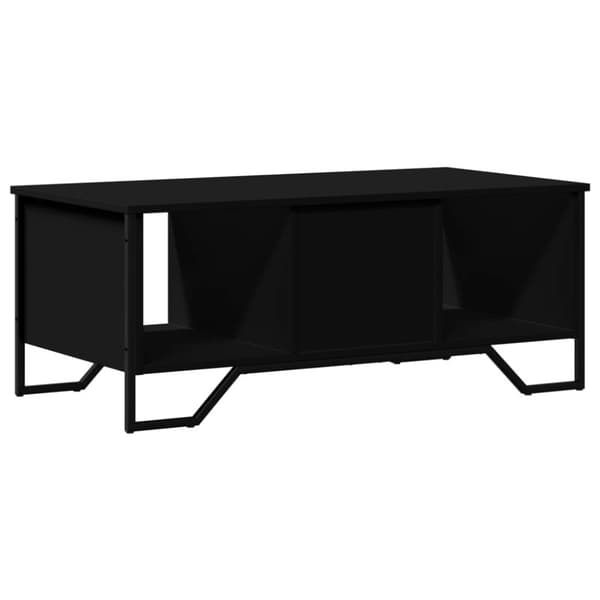 vidaXL Sohvapöytä musta 100x51x40 cm tekninen puu