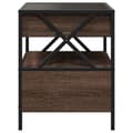 Miniatyrbillede 8 af 11: vidaXL sofabord med Infinity LED-lys 40x40x51 cm brun egetræsfarve