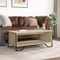 Miniatyrbillede 4 af 11: vidaXL sofabord 100x51x40 cm konstrueret træ sonoma-eg