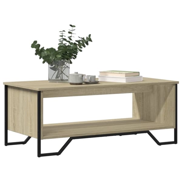 vidaXL sofabord 100x51x40 cm konstrueret træ sonoma-eg