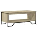 Miniatyrbillede 8 af 11: vidaXL sofabord 100x51x40 cm konstrueret træ sonoma-eg