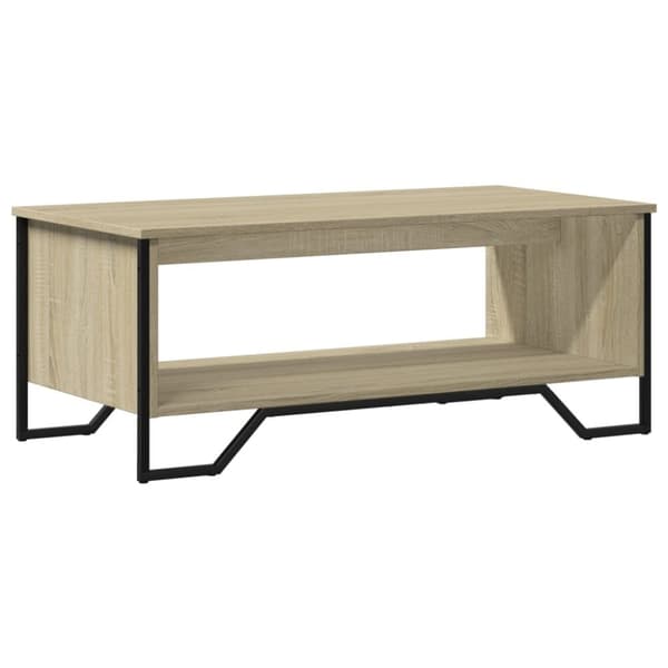 vidaXL sofabord 100x51x40 cm konstrueret træ sonoma-eg