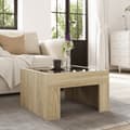 Miniatyrbillede 5 af 11: vidaXL sofabord med Infinity LED-lys 50x50x30 cm sonoma-eg