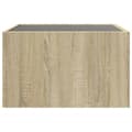 Miniatyrbillede 8 af 11: vidaXL sofabord med Infinity LED-lys 50x50x30 cm sonoma-eg