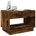 Miniatyrbillede 5 af 11: vidaXL sofabord med Infinity LED-lys 70x50x50 cm røget egetræsfarve