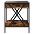 Miniatyrbillede 8 af 11: vidaXL sofabord med Infinity LED-lys 40x40x49 cm røget egetræsfarve