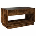Miniatyrbillede 9 af 11: vidaXL sofabord med Infinity LED-lys 90x50x50 cm røget egetræsfarve