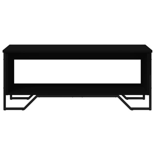 vidaXL Salongbord svart 100x51x40 cm konstruert tre