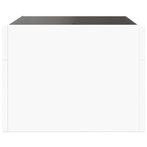 vidaXL Salongbord med Infinity LED hvit 40x40x30 cm